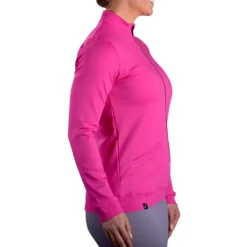 SwingDish Women's Kendal Full Zip Golf Jacket Pink -Golf Apparel Shop unnamed file 10006