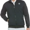 Original Penguin Men's Insulated Mixed Media Golf Jacket Caviar -Golf Apparel Shop unnamed file 10040