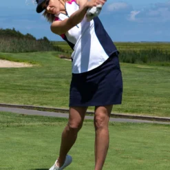 Jofit Women's Color Block Sleeveless 1/4 Zip Golf Polo White 13 Jofit Women's Color Block Sleeveless 1/4 Zip Golf Polo White -Golf Apparel Shop unnamed file 10072