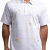 TravisMathew Men's Panther Golf Polo White 1 TravisMathew Men's Panther Golf Polo White -Golf Apparel Shop unnamed file 10080
