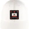 Black Clover Men's Cali Represent Fitted Golf Hat White -Golf Apparel Shop unnamed file 10099