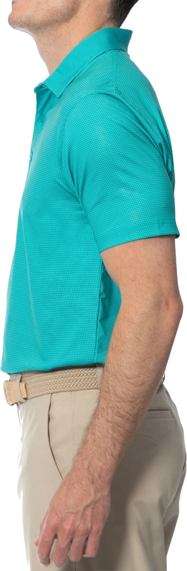 Dunning Men's Clifton Stretch Jersey Golf Polo Chant 5 Dunning Men's Clifton Stretch Jersey Golf Polo Chant - Image 3