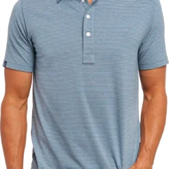 Criquet Golf Criquet Men's Performance Range Golf Polo Grey/green