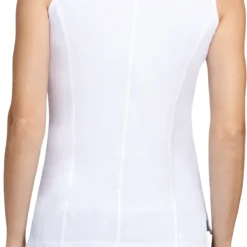 Tail Women's Flora Sleeveless Golf Polo Chalk White -Golf Apparel Shop unnamed file 10143