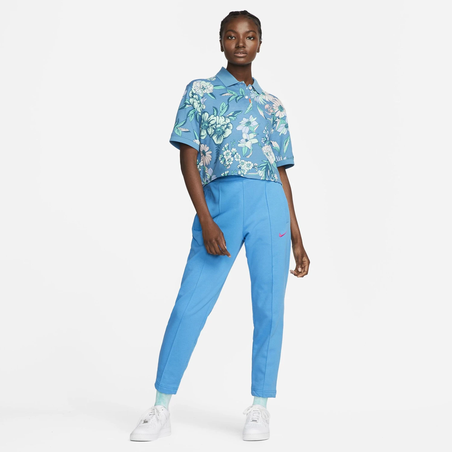 Nike Women's The Nike Golf Polo Dutch Blue/mint Foam 4 Nike Women's The Nike Golf Polo Dutch Blue/mint Foam - Image 2