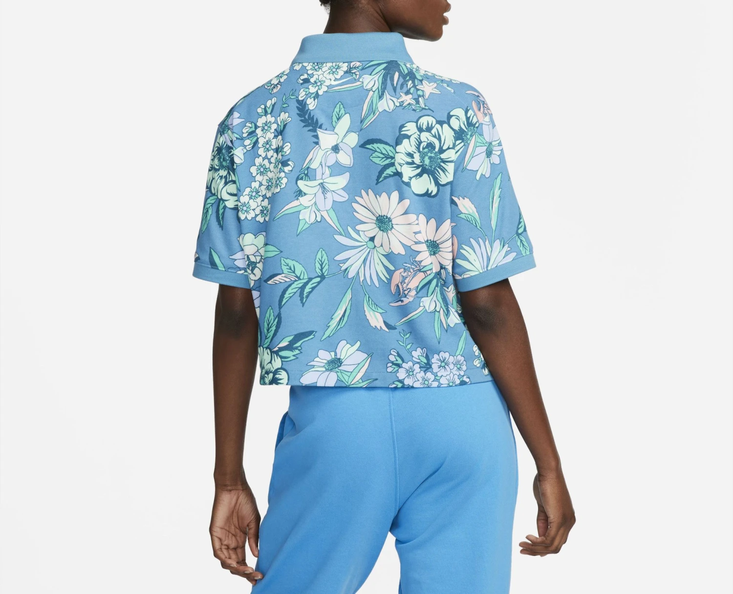 Nike Women's The Nike Golf Polo Dutch Blue/mint Foam 5 Nike Women's The Nike Golf Polo Dutch Blue/mint Foam - Image 3