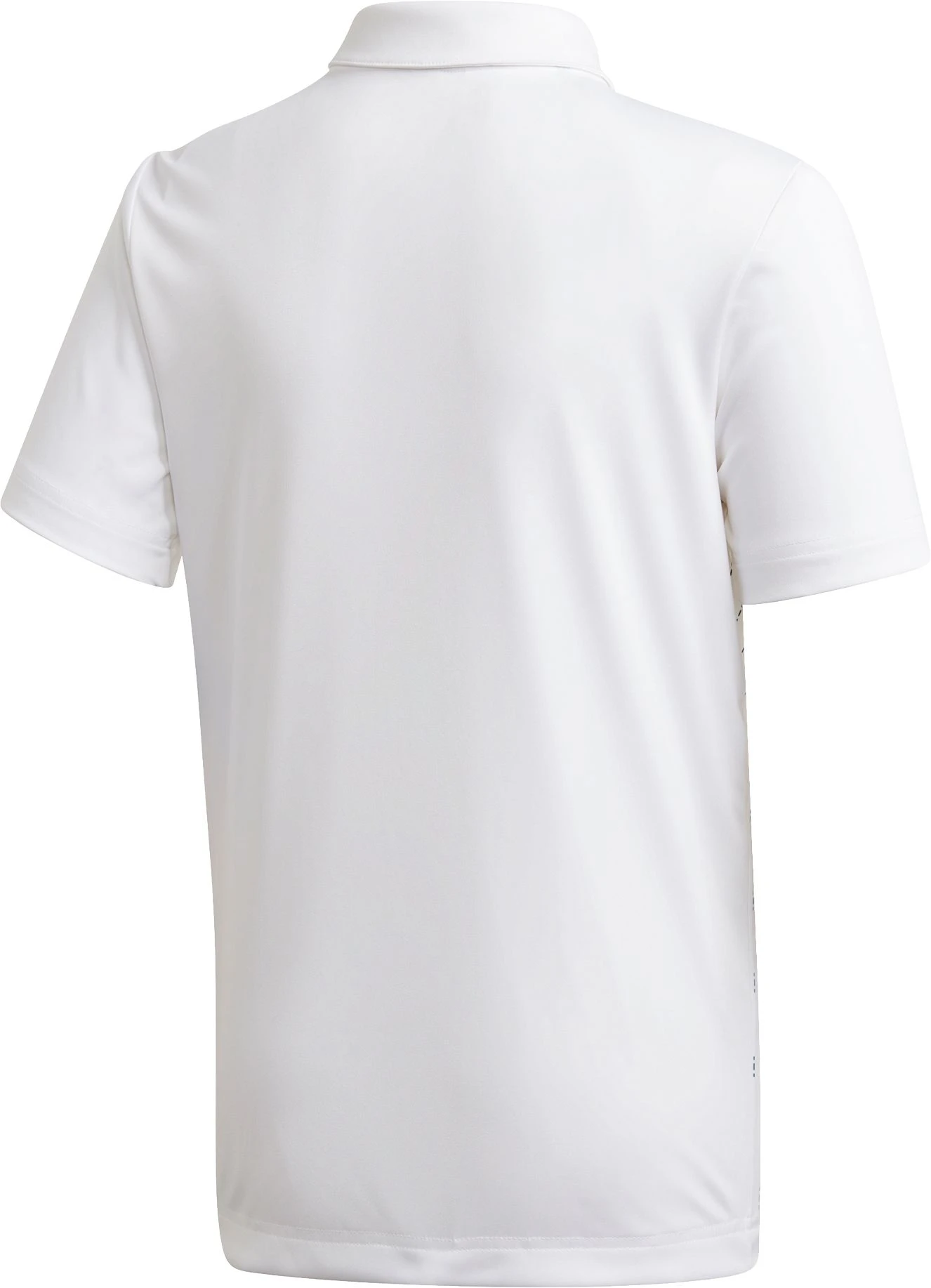 Adidas Boys' Graphic Print Golf Polo White/dark Blue 4 Adidas Boys' Graphic Print Golf Polo White/dark Blue - Image 2