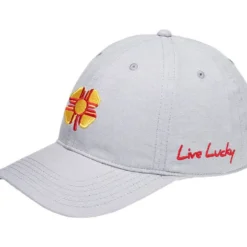 Black Clover Men's New Mexico Flag Cloud Golf Hat Grey -Golf Apparel Shop unnamed file 10210