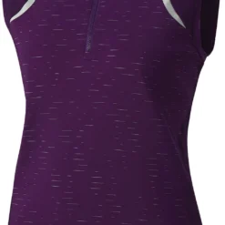 Cutter & Buck Women's Annika Elite Contour Mock Neck 1/4 Zip Sleeveless Golf Top Sport Blue