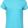 Sport Haley Bette & Court Women's Petal 1/4 Zip Mock Neck Golf Polo Pacific 2 Sport Haley Bette & Court Women's Petal 1/4 Zip Mock Neck Golf Polo Pacific -Golf Apparel Shop unnamed file 10215