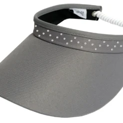 Glove It Women's Bling Coil Golf Visor Black