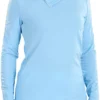 SwingDish Women's Ellie Long Sleeve Golf Top Blue 2 SwingDish Women's Ellie Long Sleeve Golf Top Blue -Golf Apparel Shop unnamed file 10230