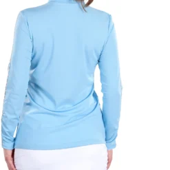 SwingDish Women's Ellie Long Sleeve Golf Top Blue 12 SwingDish Women's Ellie Long Sleeve Golf Top Blue -Golf Apparel Shop unnamed file 10232