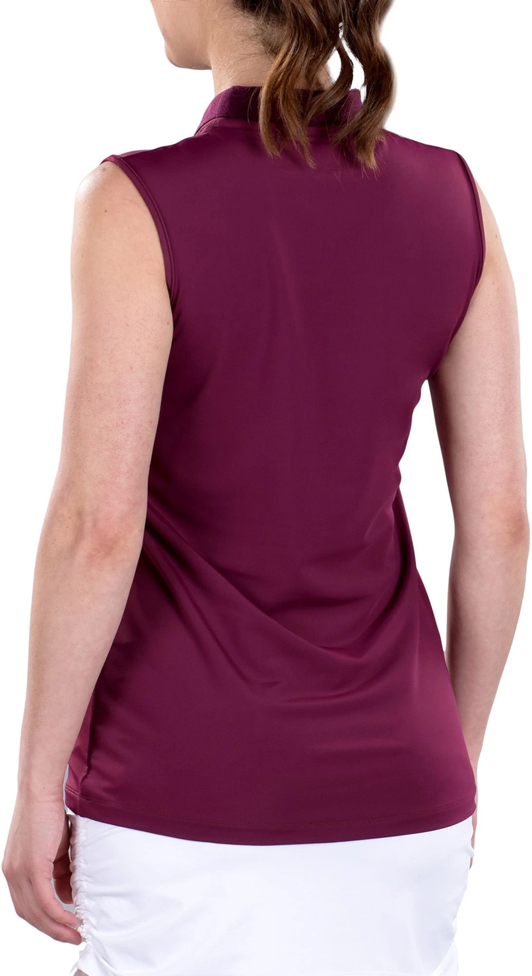 SwingDish Women's Chanel Sleeveless Golf Tank Top Mulberry 4 SwingDish Women's Chanel Sleeveless Golf Tank Top Mulberry - Image 2