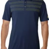 Adidas Men's 3-Stripes Mapped Golf Polo Dark Blue
