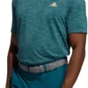 Adidas Men's HEAT.RDY Broken Stripe Golf Polo Wild Teal/acid Mint/orang -Golf Apparel Shop unnamed file 10319