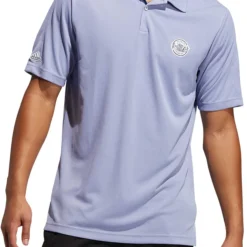 Adidas Men's Primeblue Pique Polo Shirt White/semi Night Flash