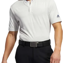 Adidas Men's Primeknit Golf Polo Shirt White/grey One