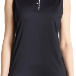 Sport Haley Women's LEXI Sleeveless Golf Polo Black