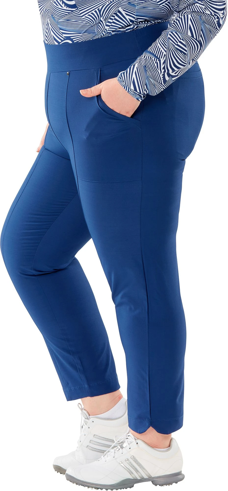 Nancy Lopez Golf Nancy Lopez Women's Ace Golf Capris Silver 7 Nancy Lopez Golf Nancy Lopez Women's Ace Golf Capris Silver - Image 5