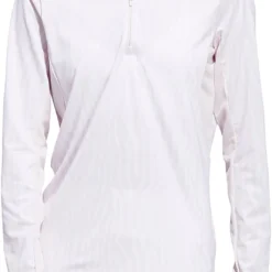 Adidas Women's Sun Protection Long Sleeve Golf Shirt Almost Pink