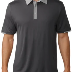 Adidas Men's Climachill Iconic Golf Polo White/grey One