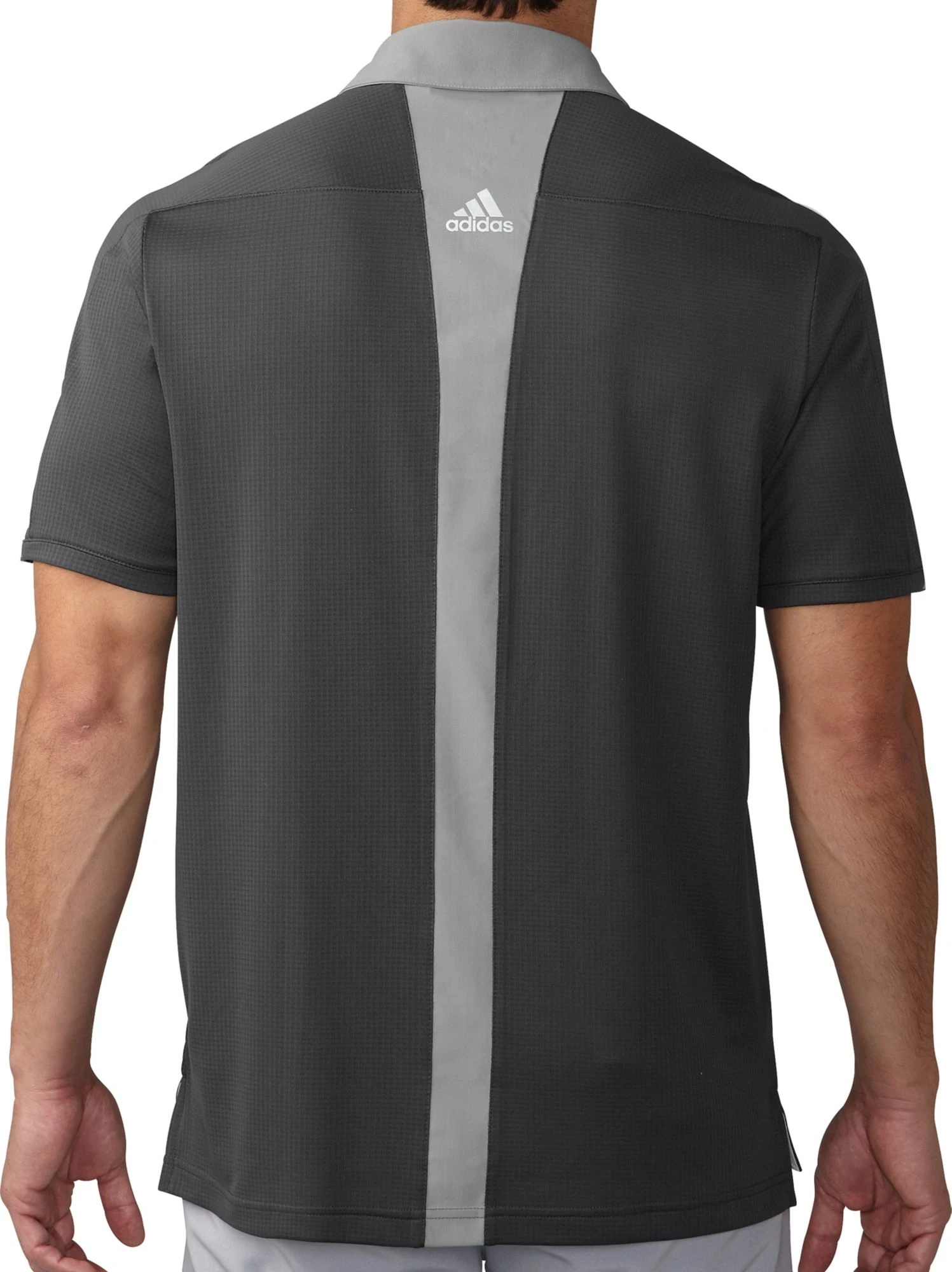 Adidas Men's Climachill Iconic Golf Polo White/grey One 4 Adidas Men's Climachill Iconic Golf Polo White/grey One - Image 2
