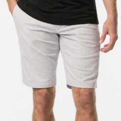 TravisMathew Men's Starboard Golf Shorts Heather Sleet