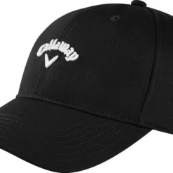 Callaway Men's Stretch Fitted Hat Black/white