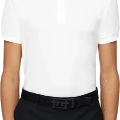 J.Lindeberg Men's KV Jersey Golf Polo White