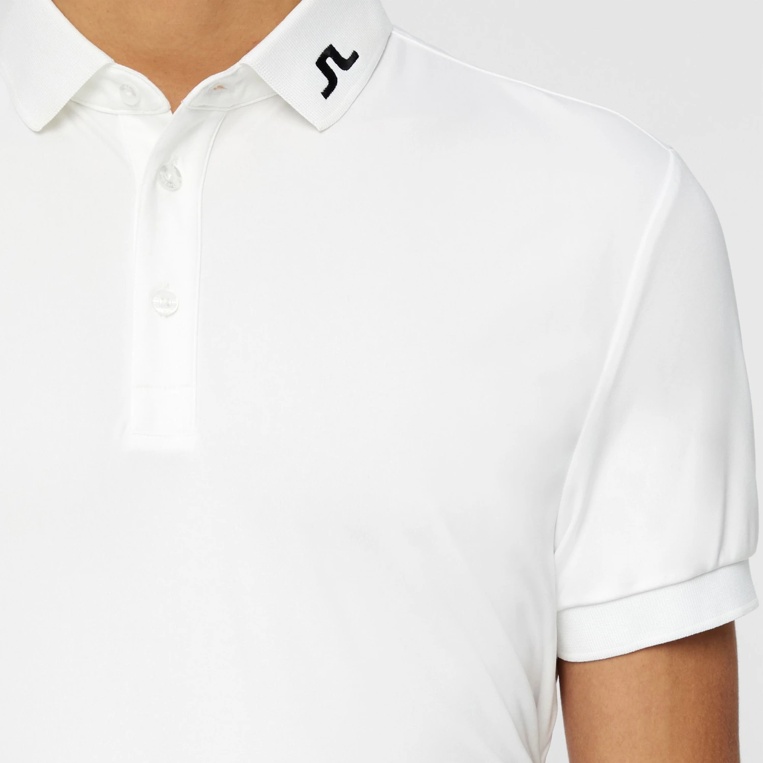 J.Lindeberg Men's KV Jersey Golf Polo White 7 J.Lindeberg Men's KV Jersey Golf Polo White - Image 5