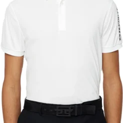 J.Lindeberg Men's Tour Tech Jersey Golf Polo White
