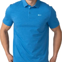 Black Clover Men's Comfort Golf Polo Atlantic Blue
