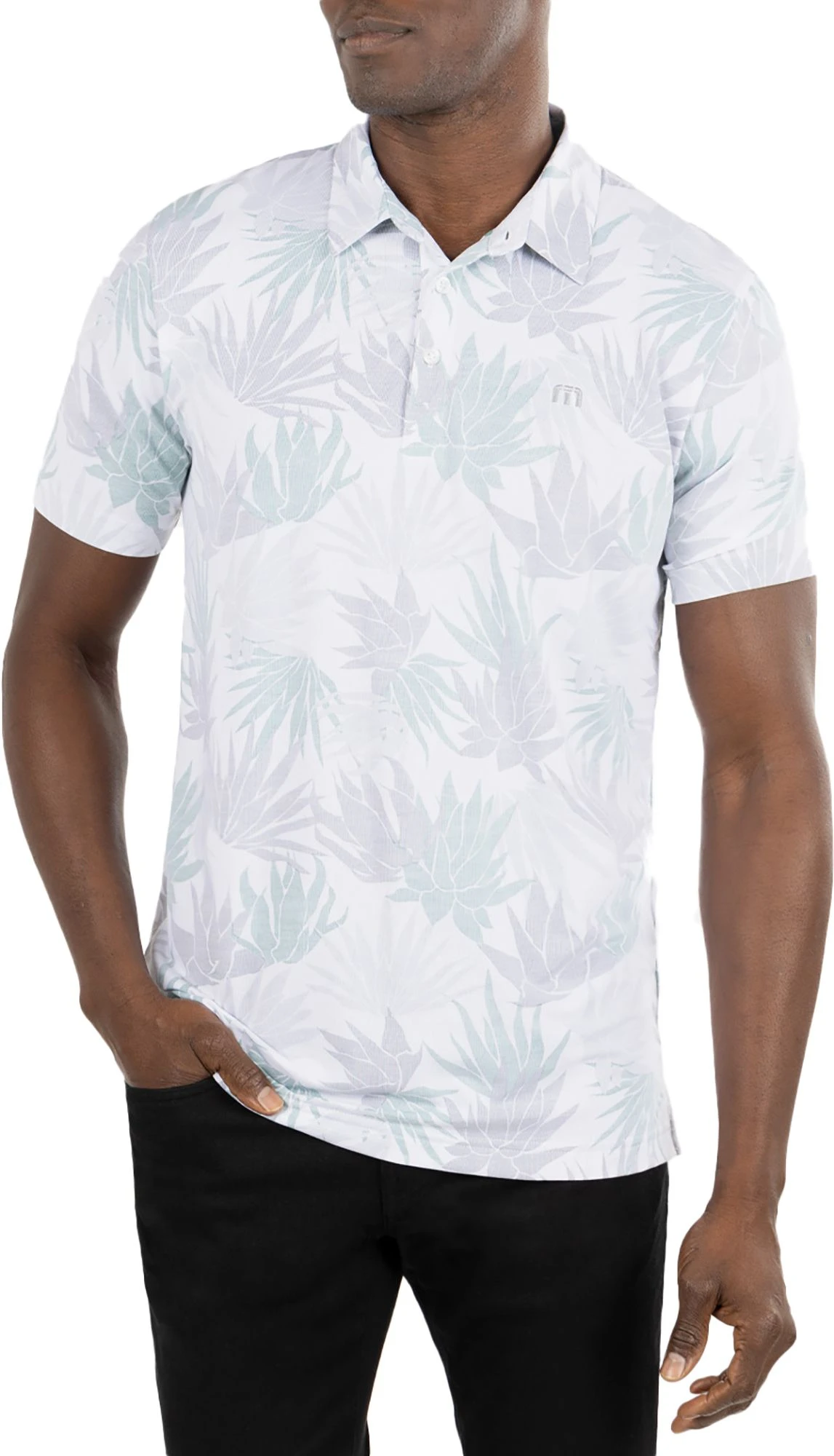 TravisMathew Men's Mogul Golf Polo White 3 TravisMathew Men's Mogul Golf Polo White