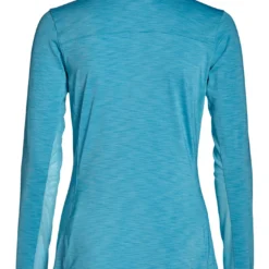 Slazenger Women's UV Long Sleeve Golf Pullover Blue Cove -Golf Apparel Shop unnamed file 10522