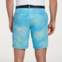Original Penguin Men's Tie Dye 8" Golf Shorts Cloisonne -Golf Apparel Shop unnamed file 10527