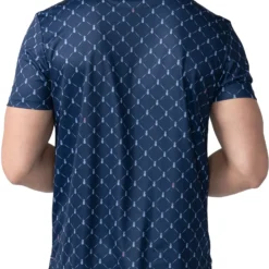 Black Clover Pineapple Express Golf Polo For Men Navy -Golf Apparel Shop unnamed file 10551