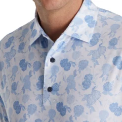 FootJoy Men's Vintage Floral Print Lisle Self Collar Golf Polo Sky 8 FootJoy Men's Vintage Floral Print Lisle Self Collar Golf Polo Sky -Golf Apparel Shop unnamed file 10583