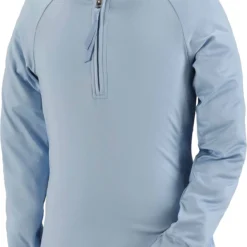 Garb Girls' Fiona 1/4 Zip Golf Pullover Baby Blue