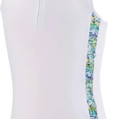 Garb Girls' Kinsley Sleeveless Golf Polo White