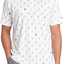 Golf Apparel Shop 29 PUMA Men's MATTR Egrets Golf Polo Bright White/old Gold