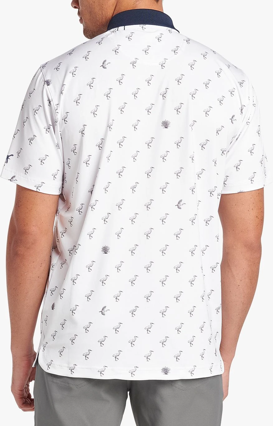 PUMA Men's MATTR Egrets Golf Polo Bright White/old Gold 5 PUMA Men's MATTR Egrets Golf Polo Bright White/old Gold - Image 3