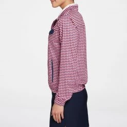 Lady Hagen Women's Full-Zip Golf Jacket Retro Geo Cherry Red -Golf Apparel Shop unnamed file 1067