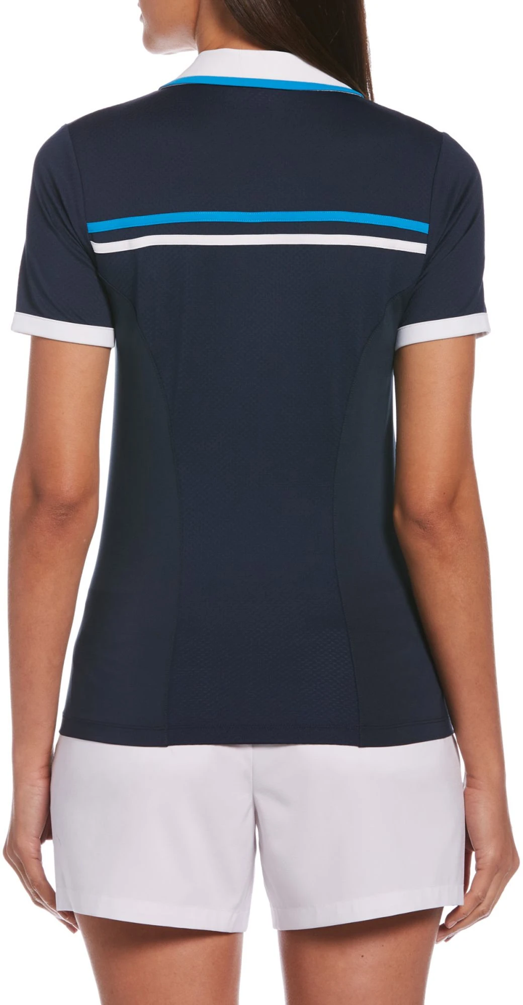 Original Penguin Women's Mesh Back Golf Polo Black Iris 4 Original Penguin Women's Mesh Back Golf Polo Black Iris - Image 2