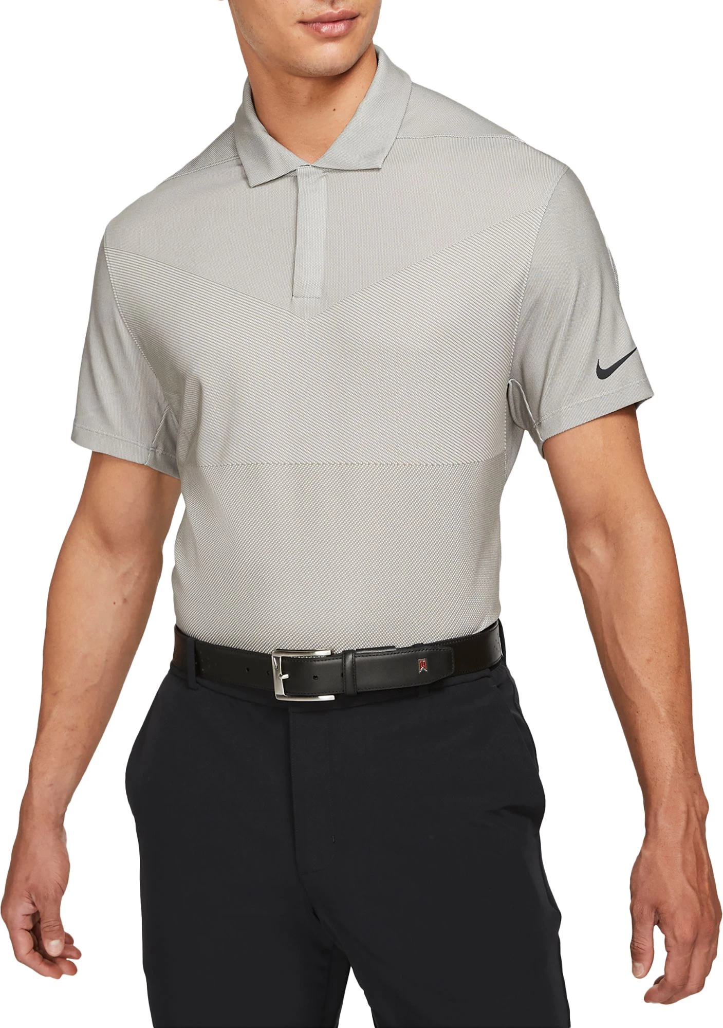 Nike Men's Dri-Fit ADV Tiger Woods Golf Polo White/ltlmntw 3 Nike Men's Dri-Fit ADV Tiger Woods Golf Polo White/ltlmntw