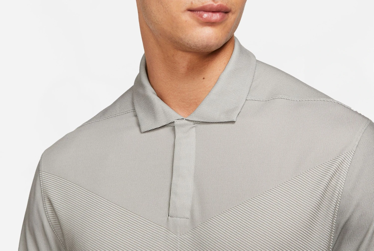 Nike Men's Dri-Fit ADV Tiger Woods Golf Polo White/ltlmntw 6 Nike Men's Dri-Fit ADV Tiger Woods Golf Polo White/ltlmntw - Image 4