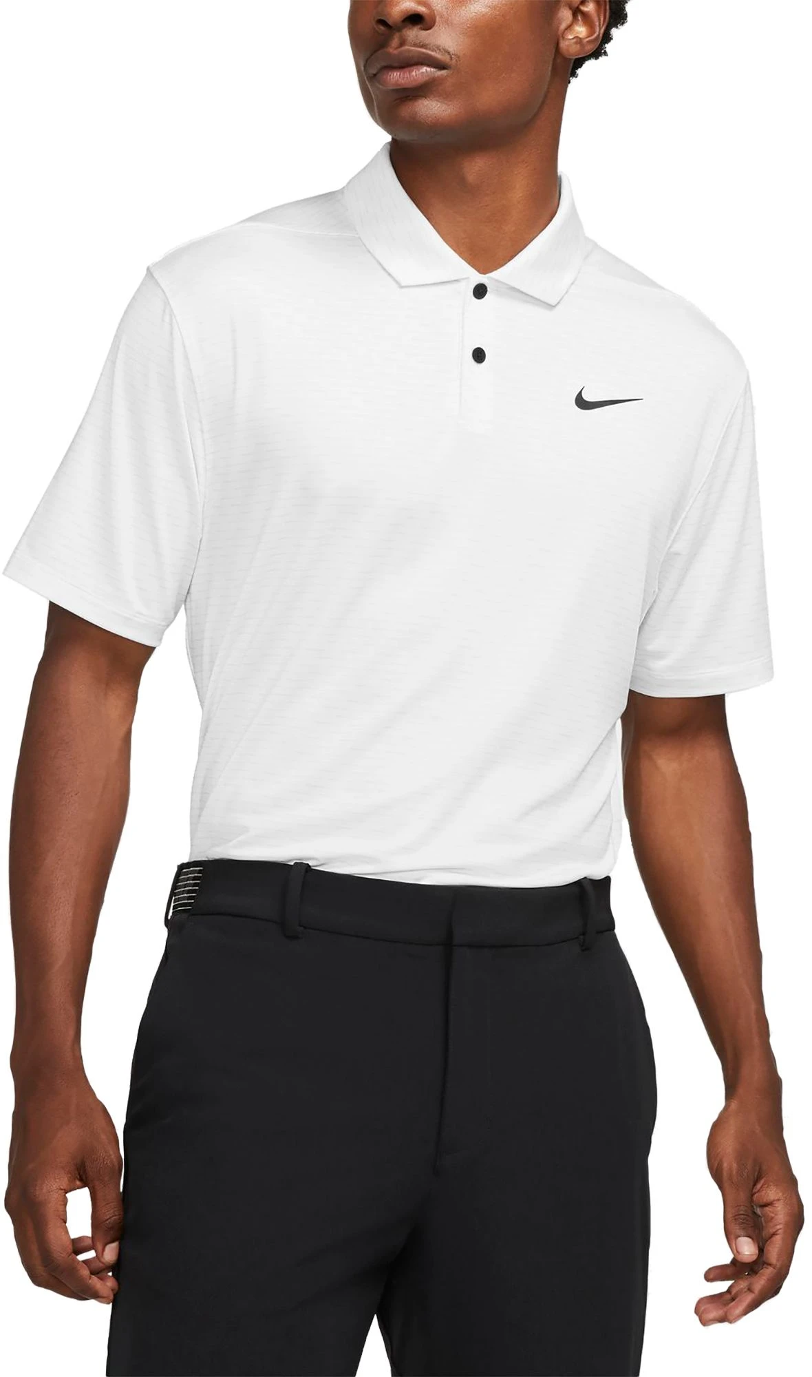 Nike Men's Dri-FIT Vapor Striped Golf Polo Track Red 3 Nike Men's Dri-FIT Vapor Striped Golf Polo Track Red