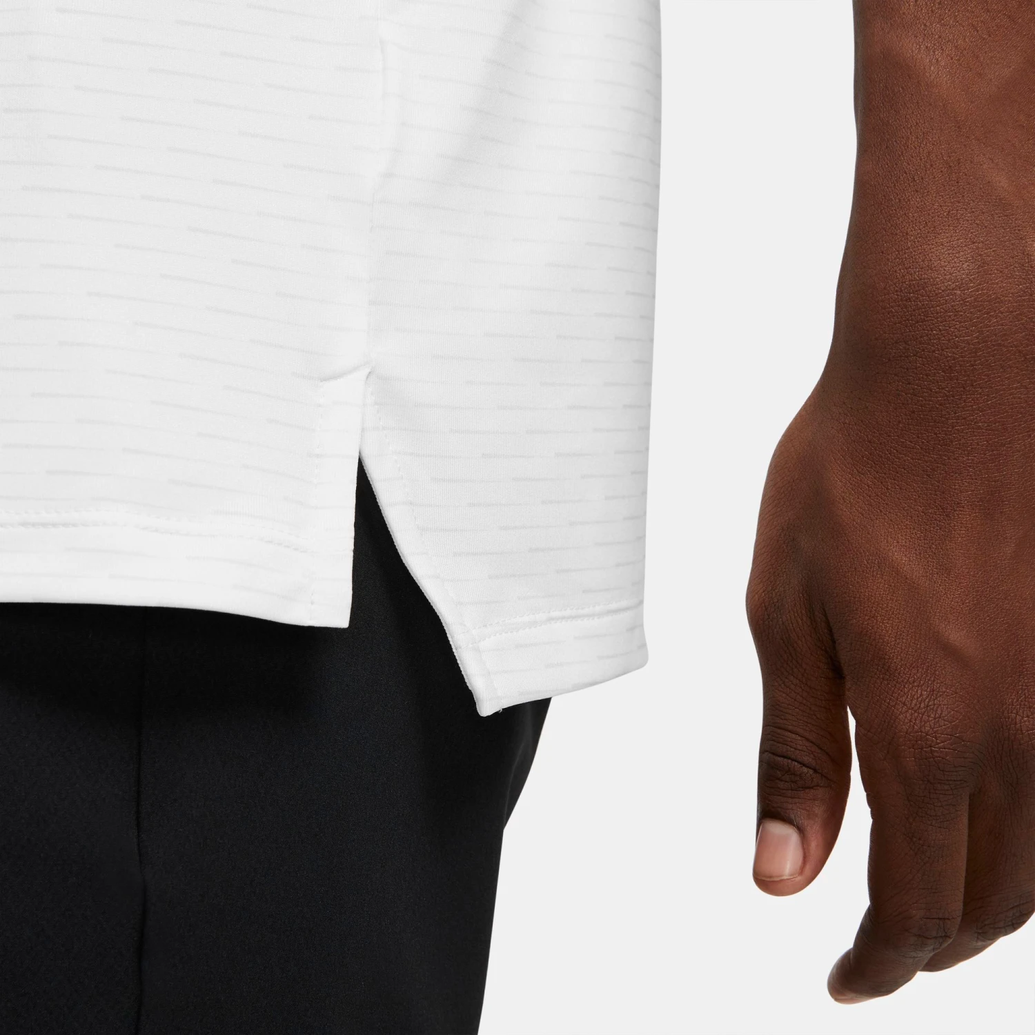 Nike Men's Dri-FIT Vapor Striped Golf Polo Track Red 7 Nike Men's Dri-FIT Vapor Striped Golf Polo Track Red - Image 5