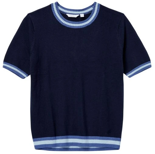 Lady Hagen Women's Half Sleeve Crewneck Golf Shirt Dark Navy