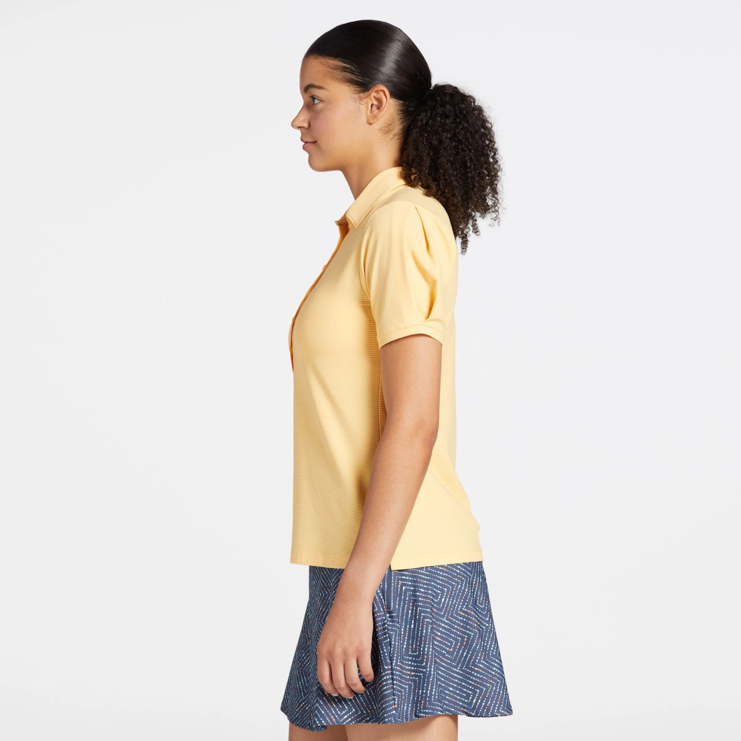 CALIA Women's Puff Sleeve Golf Polo Peachy Melon 6 CALIA Women's Puff Sleeve Golf Polo Peachy Melon - Image 4